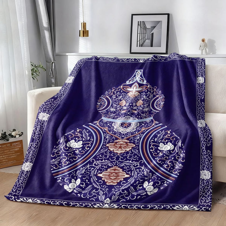 Künstlerische Plüschdecke
