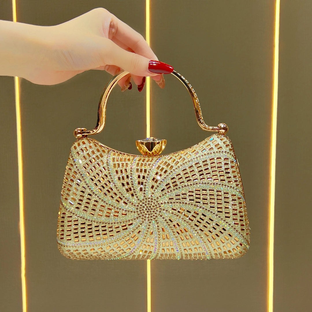 Dekorative Kristall-Handtasche