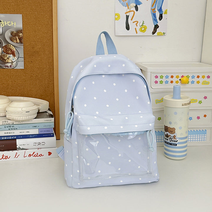 Stylischer Rucksack mit gepunktetem Muster