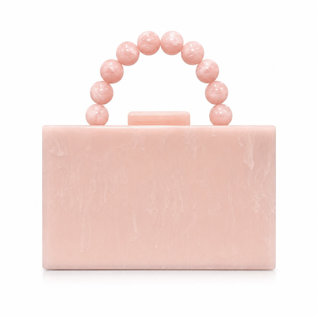 Elegante akribisch strukturierte Handtasche