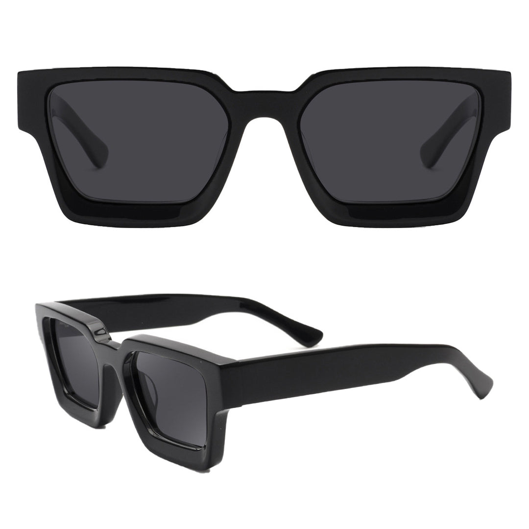 Damen Sonnenbrille mit quadratischem Rahmen und polarisierten Gläsern Karnz