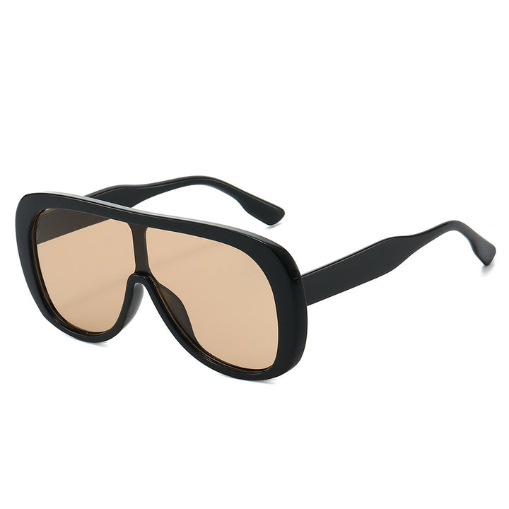 Zeitgenössische Shield Sonnenbrille Karnz