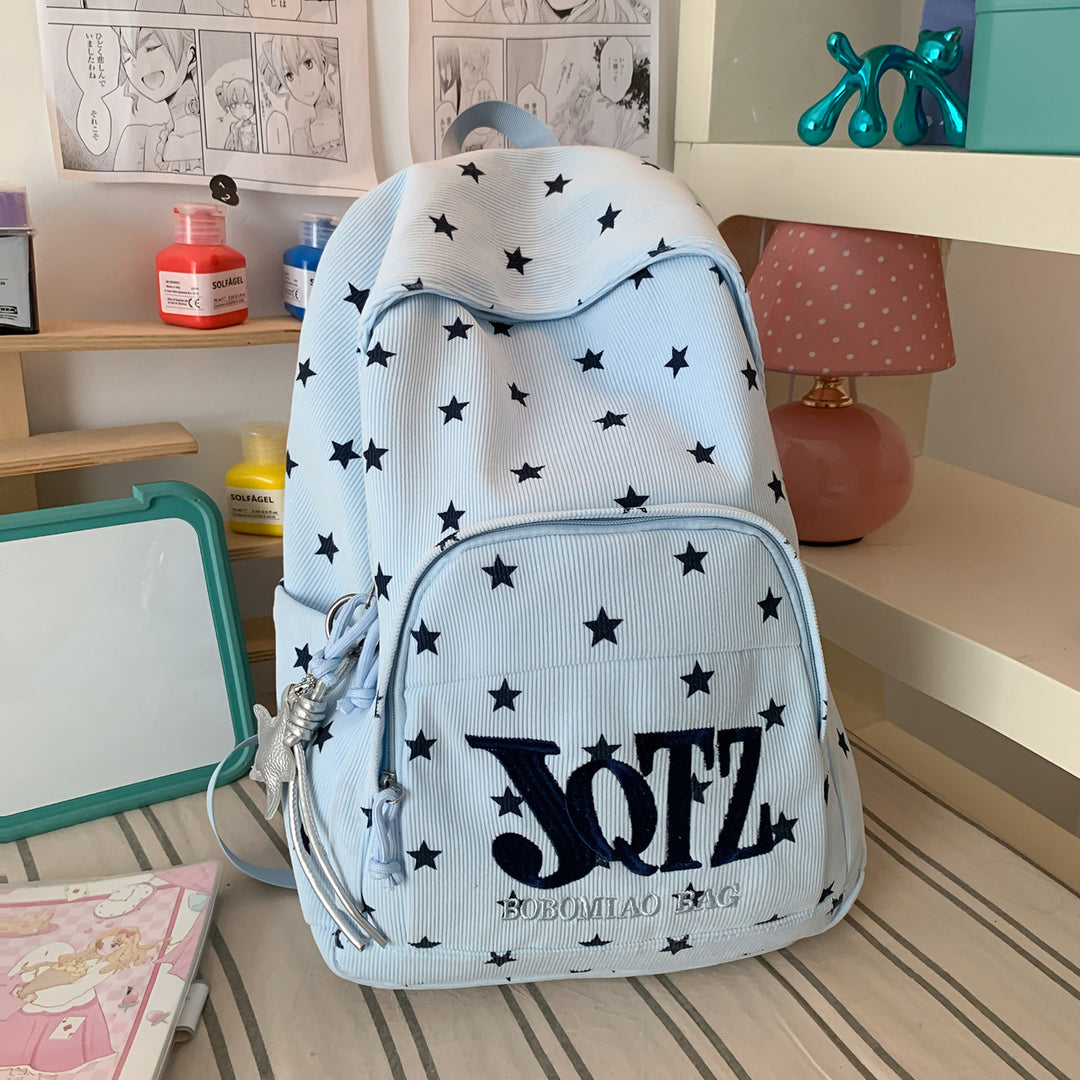 Stylische Sternenbedruckte Rucksack Karnz