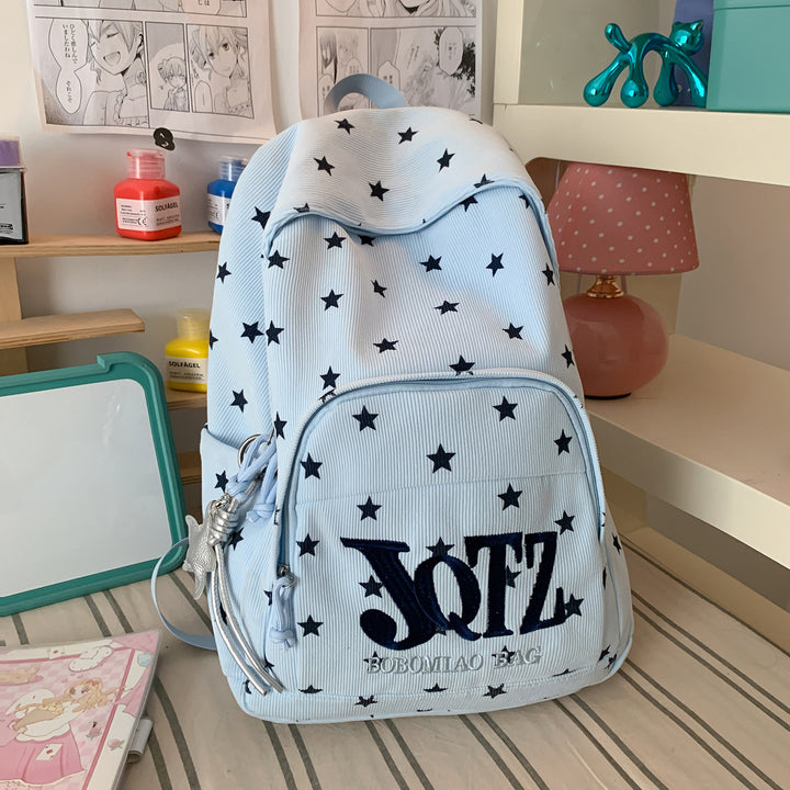 Stylische Sternenbedruckte Rucksack Karnz