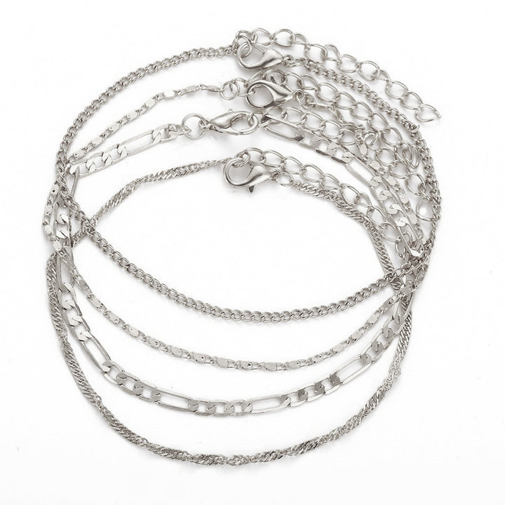 Elegante Doppelkettenfußkette Karnz