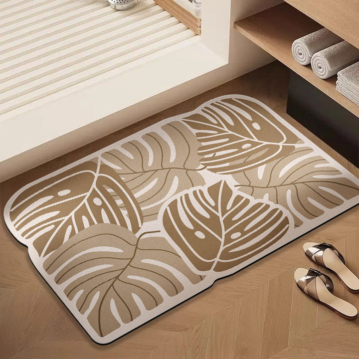 Moderne geometrische Badezimmermatte