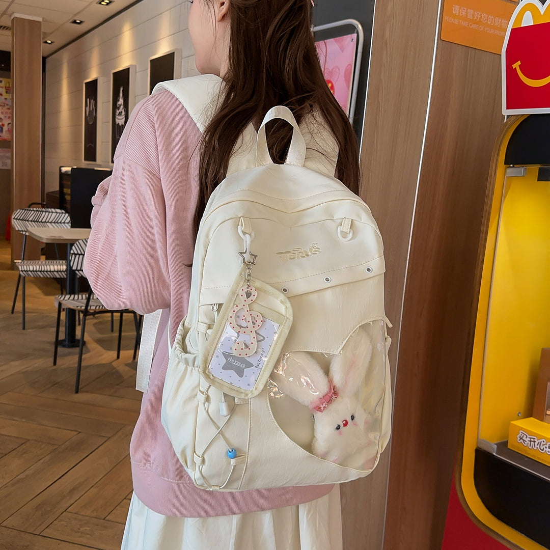 Süßer Charakter-Themen-Transparenter Rucksack Karnz