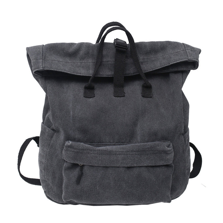 Stylische Roll-Top Canvas-Rucksack Karnz
