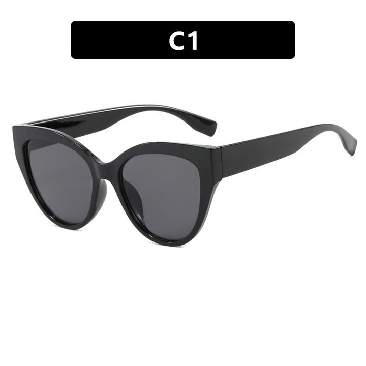 Damen Cat-Eye Sonnenbrille mit extravagantem Rahmen und UV-Schutz Karnz