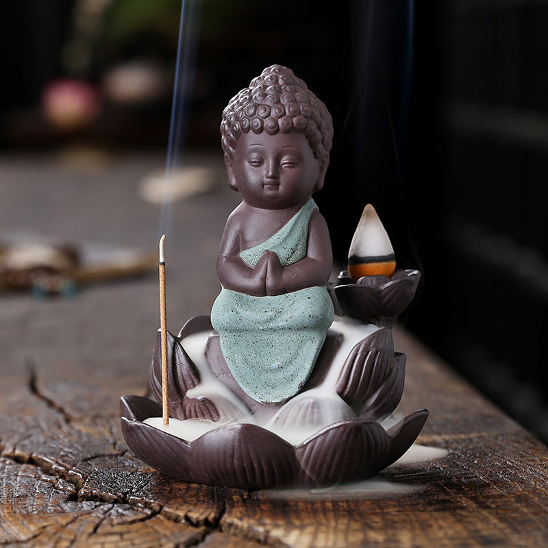 Buddhist-Themed Wasserfall Räuchergefäß