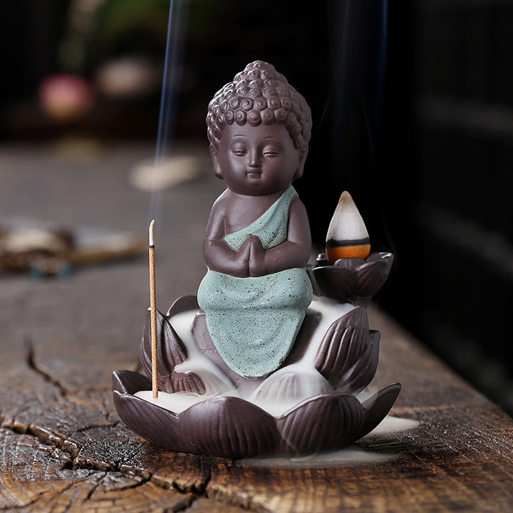 Buddhist-Themed Wasserfall Räuchergefäß