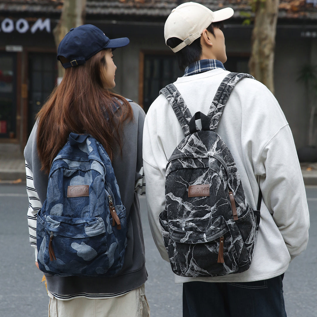 Urban-Style Multi-Pocket Rucksack Karnz