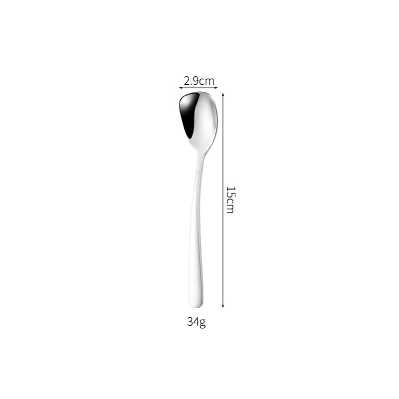 Eleganter und Ergonomischer Teelöffel mit Glänzender Oberfläche Karnz