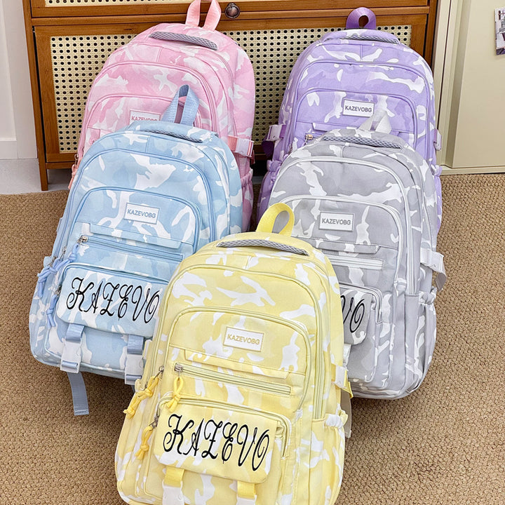 Stylische Freizeit-Rucksack mit Multi-Taschen-Design Karnz