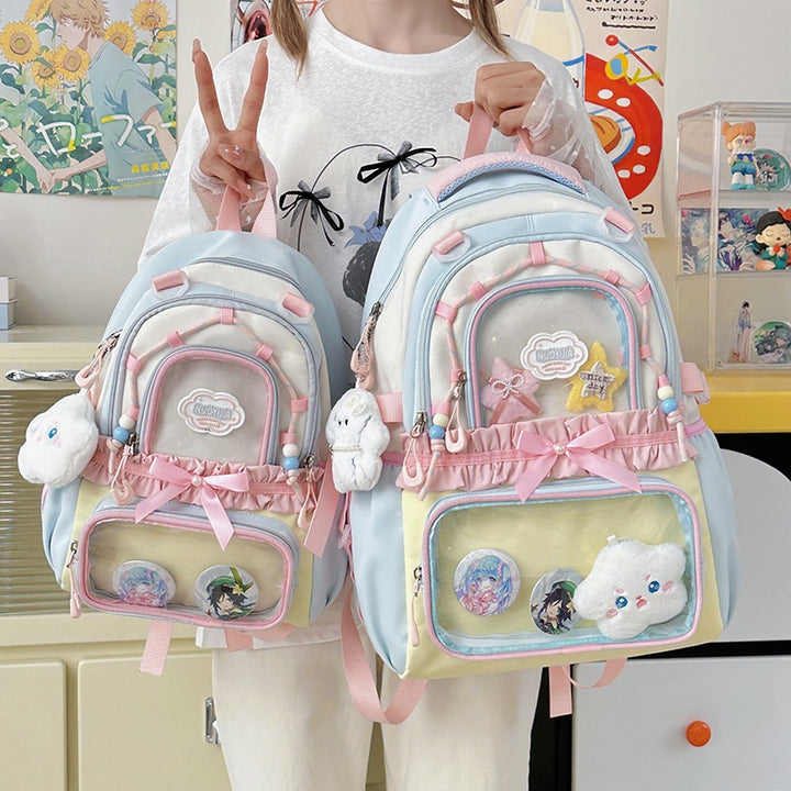 Multi-Funktionaler Transparenter Front-Rucksack Karnz
