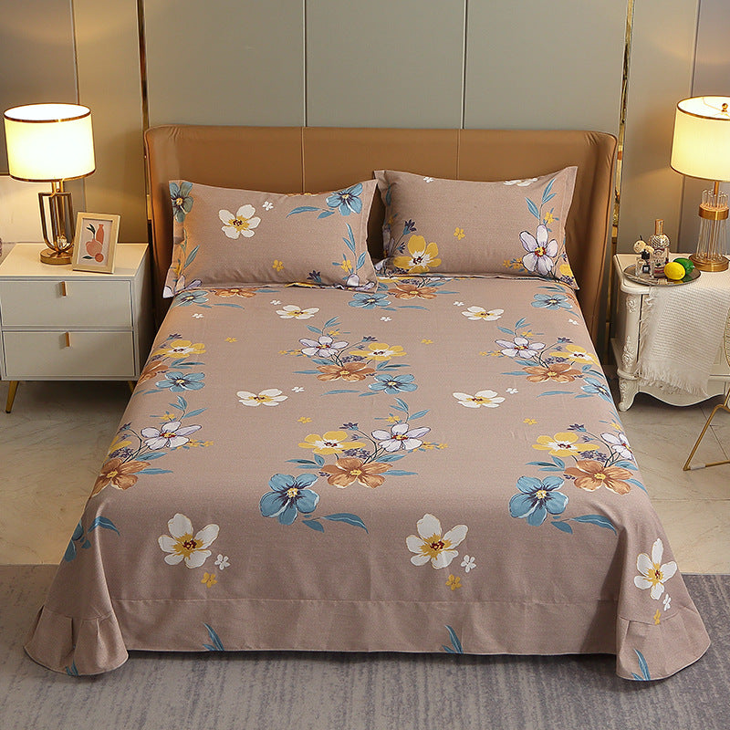 Blumenmuster Bettbezug Set