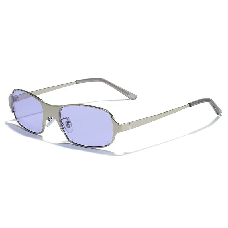 Damen moderne rechteckige Sonnenbrille mit UV-Schutz und komfortablem Gestell Karnz
