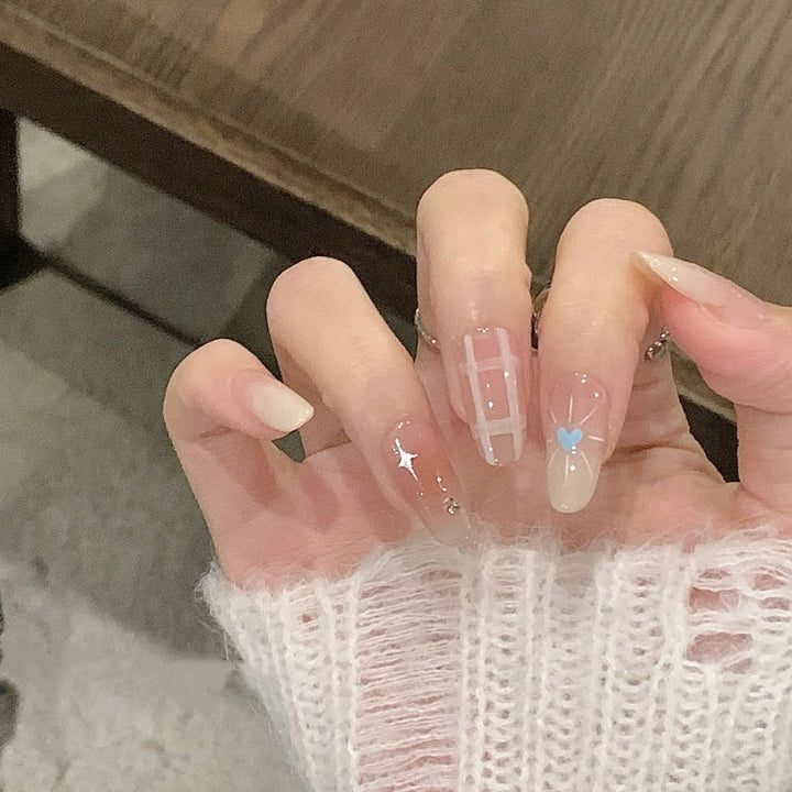 Elegantes Künstlerisches Press-On-Nagelset