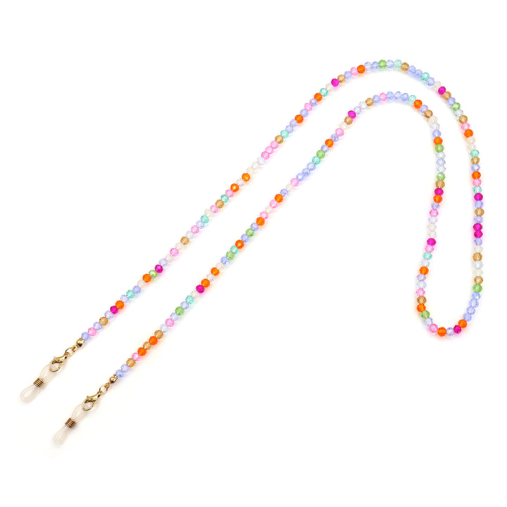 Farbenfrohe Perlen Brillenhalter Kette Karnz
