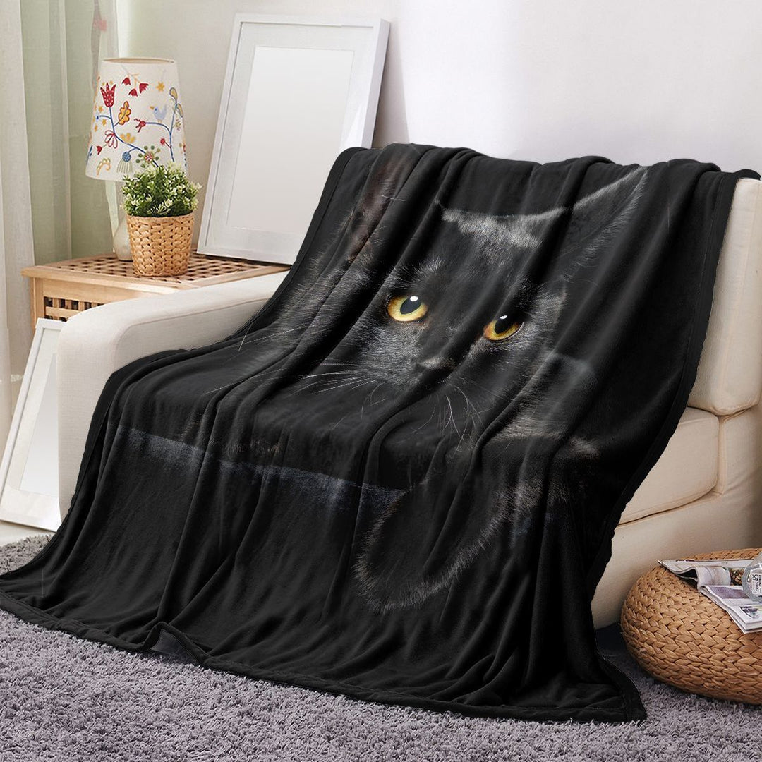Katze-Themen Plüschdecke