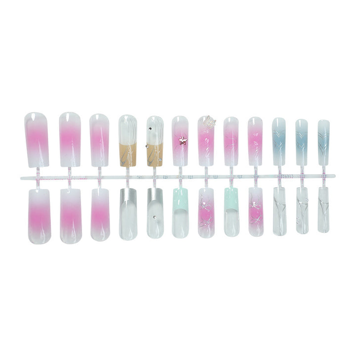 Gradient Press-On Nagelkunst Set Karnz
