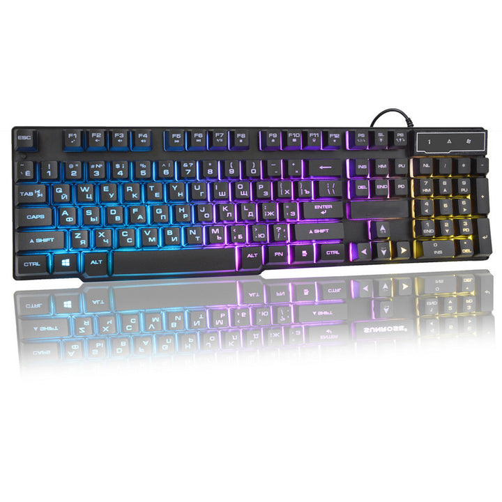 Rgb Beleuchtete Gaming-Tastatur Karnz