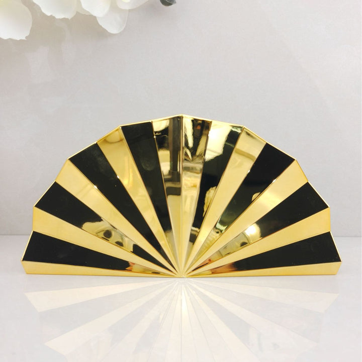 Art Deco inspirierte geometrische Clutch