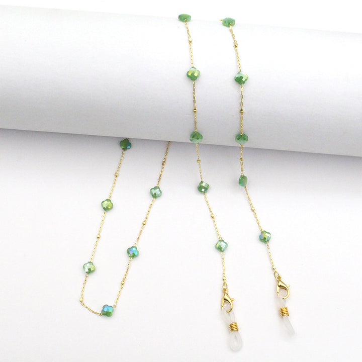 Elegante, kristallgestaltete Brillenband Karnz