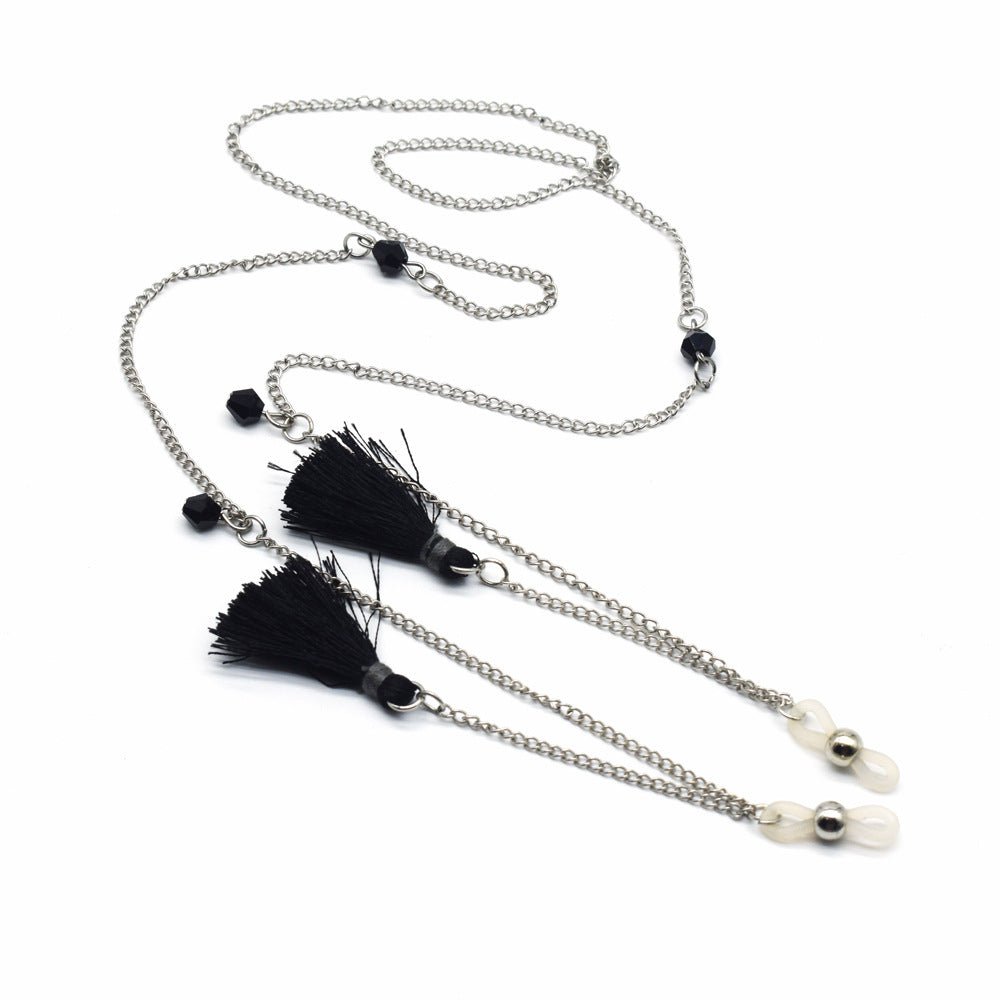Elegante Quasten Brillen Kette Karnz