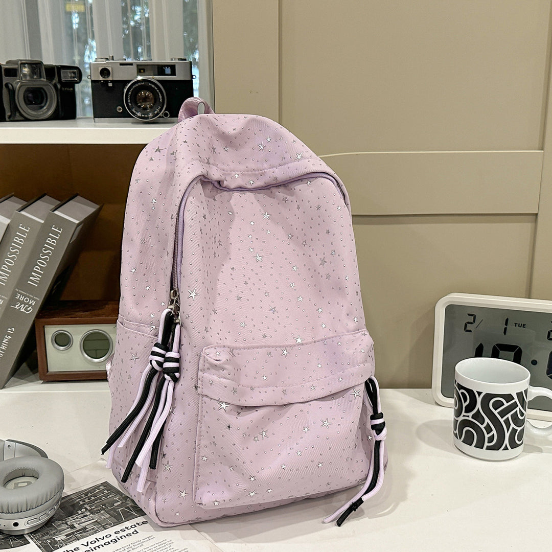 Stylischer Star-Motiv Rucksack Karnz