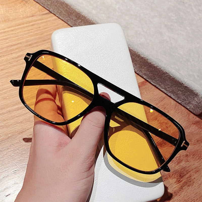 Fette geometrische Rahmenbrille Karnz