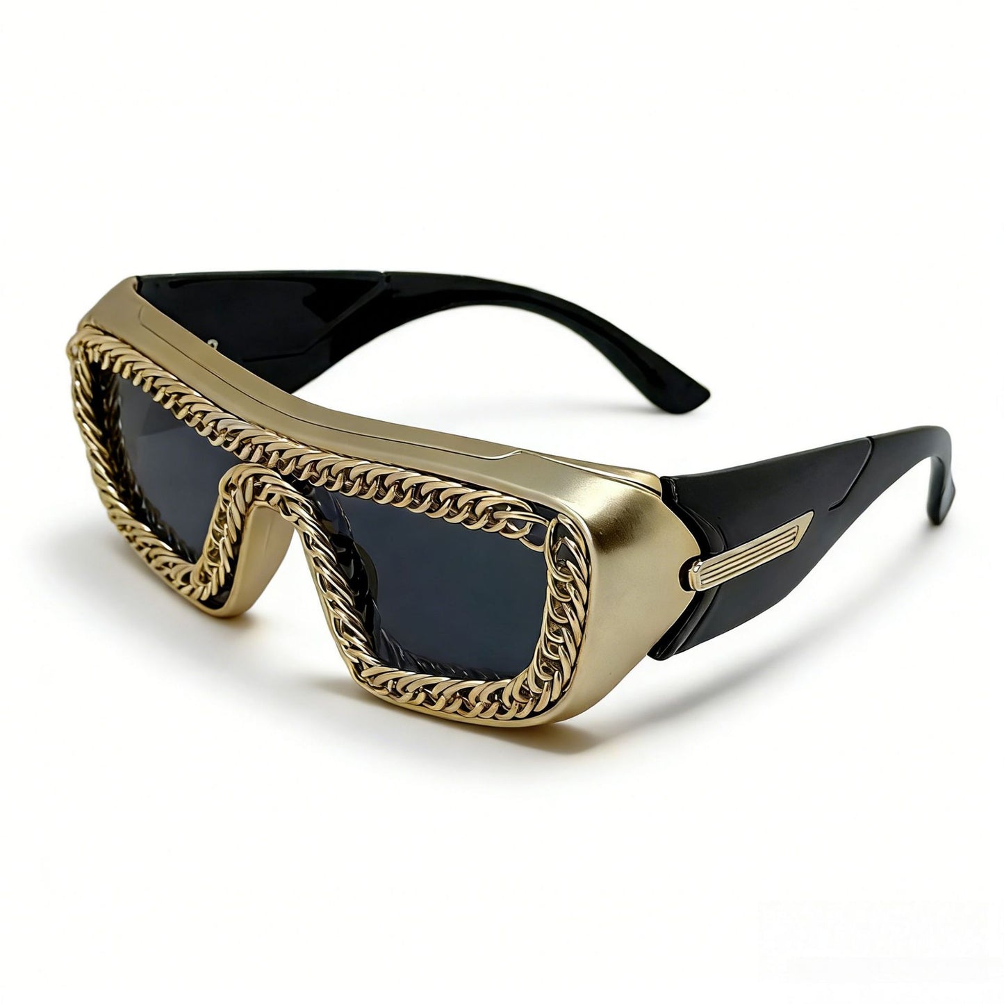 Damen Sonnenbrille mit einzigartigem Kettenrahmen Karnz