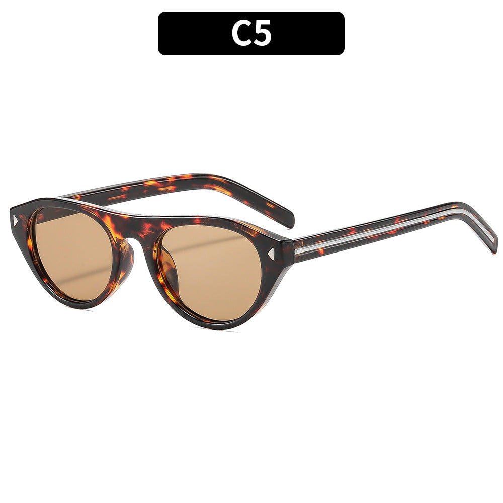 Cat-Eye Sonnenbrille mit stylischem Akzent