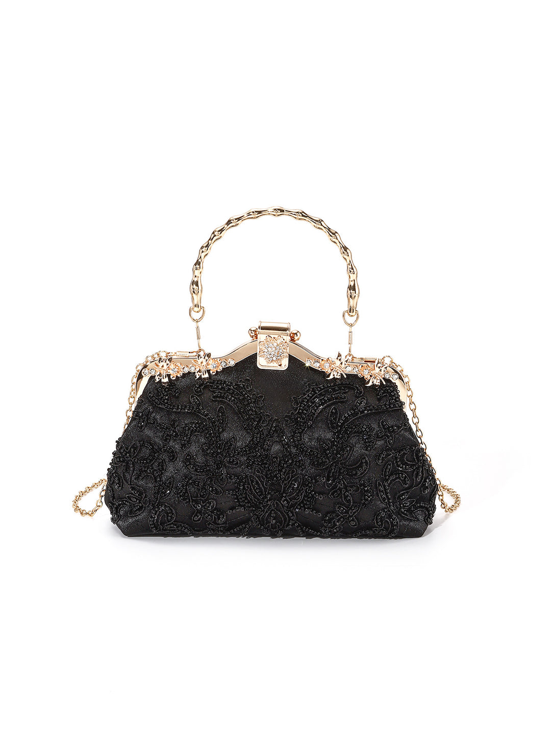 Bestickete Abendhandtasche