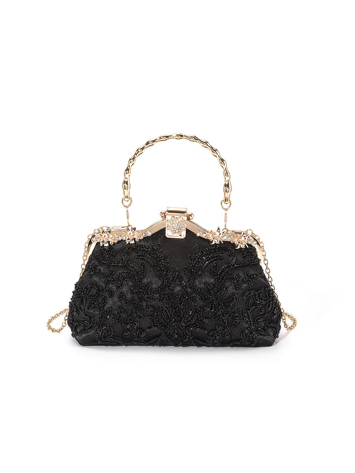 Bestickete Abendhandtasche