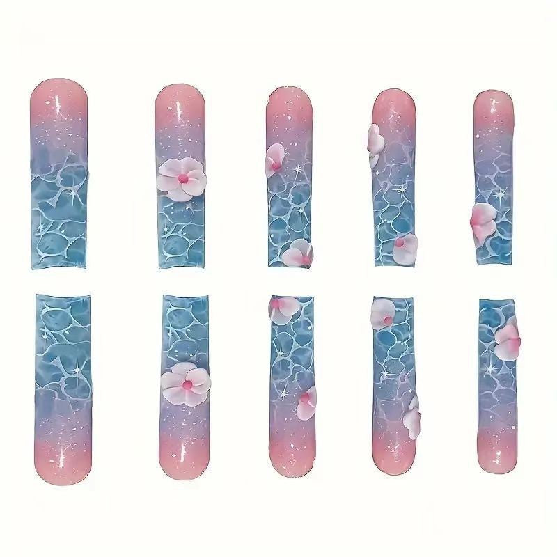 Floral Art Press-On Nail Extensions Karnz 1787913679
