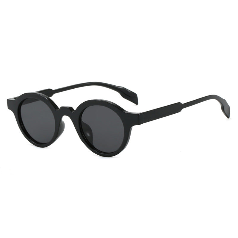 Damen modische runde Sonnenbrille mit hochwertigem, flexiblem Rahmen Karnz