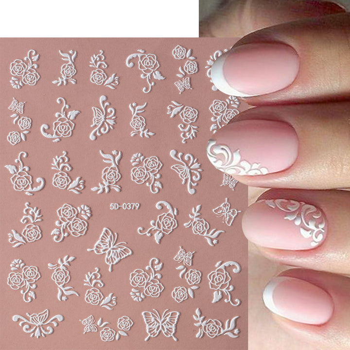 Elegante Nagelkunst Stempelplatte
