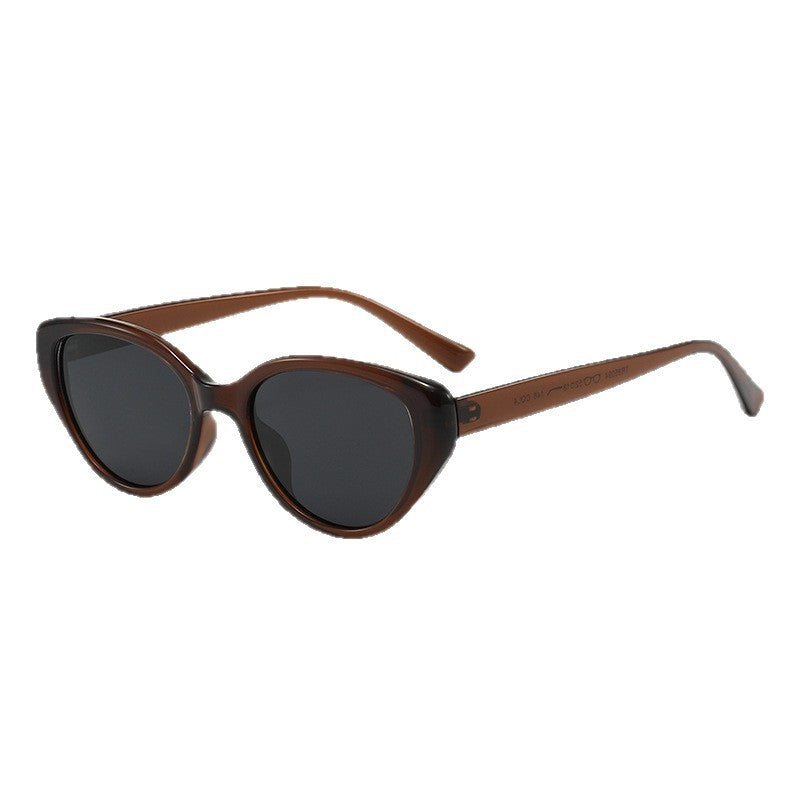 Damen Cat-Eye Sonnenbrille mit trendigem Leopardenmuster und robustem Rahmen Karnz