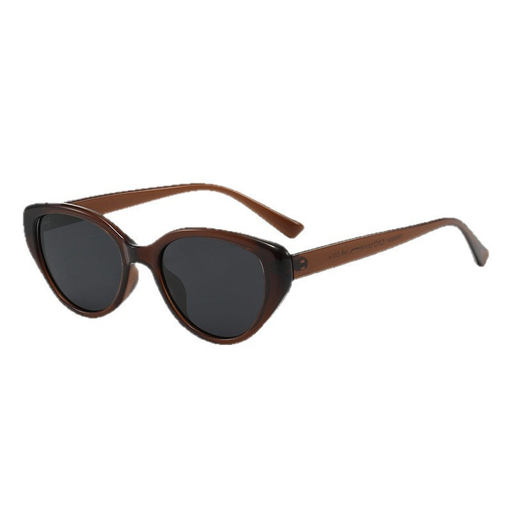 Damen Cat-Eye Sonnenbrille mit trendigem Leopardenmuster und robustem Rahmen Karnz