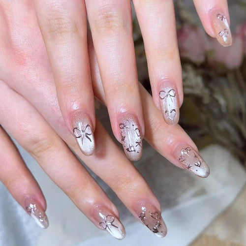 Dekoratives Floral Press-On Nagelset