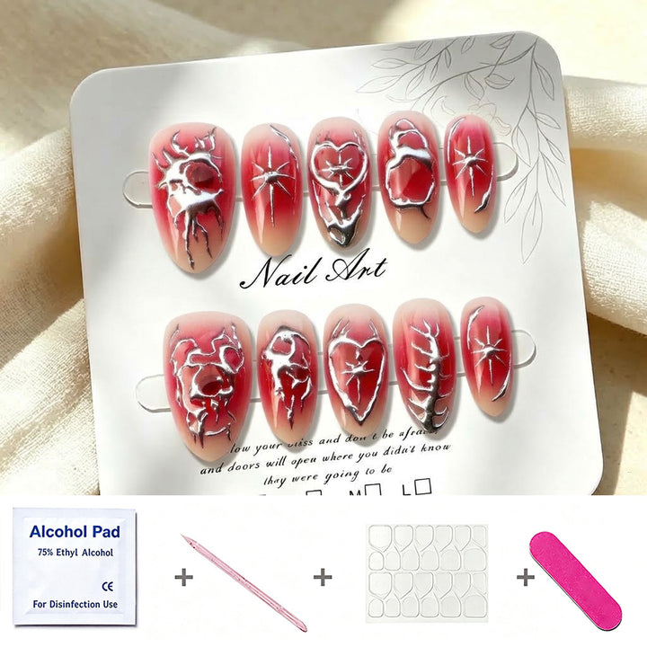 Künstlerisches Gothic Nagelkunst Set
