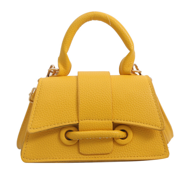 WoLuxurious Texturierte Leder Schultertasche Karnz