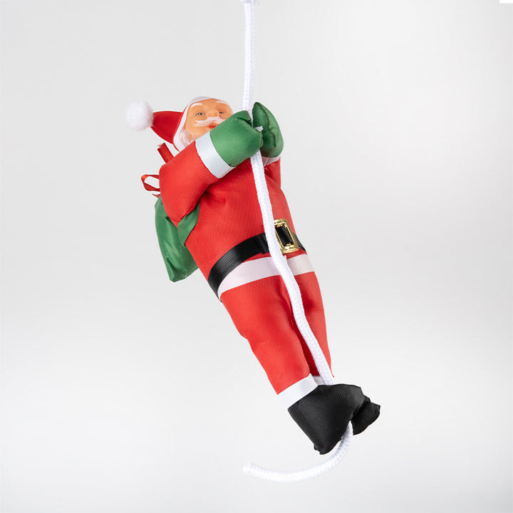 Dekorative Weihnachtsmann Figur mit beweglichen Armen