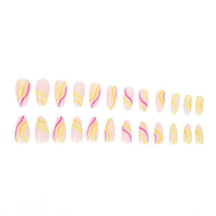 Künstlerisches Stiletto-Nagelkunst-Design