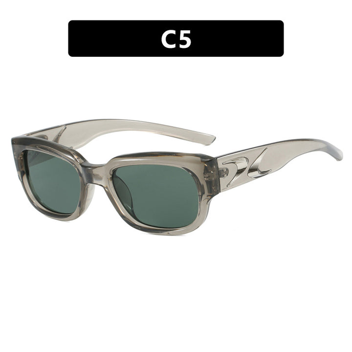 Damen stylische Sonnenbrille mit robustem Rahmen und UV-Schutz Karnz