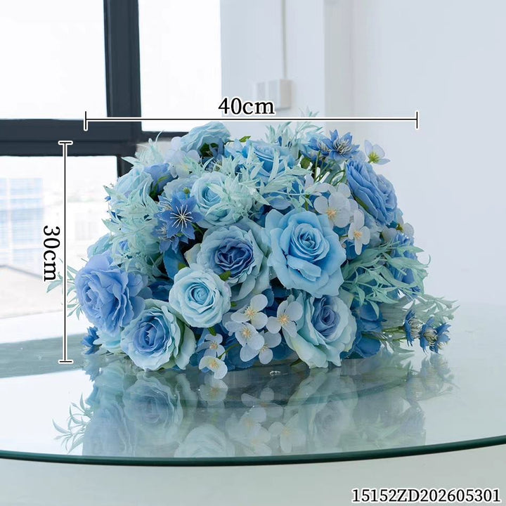 Elegante künstliche Blumen Tischdekoration