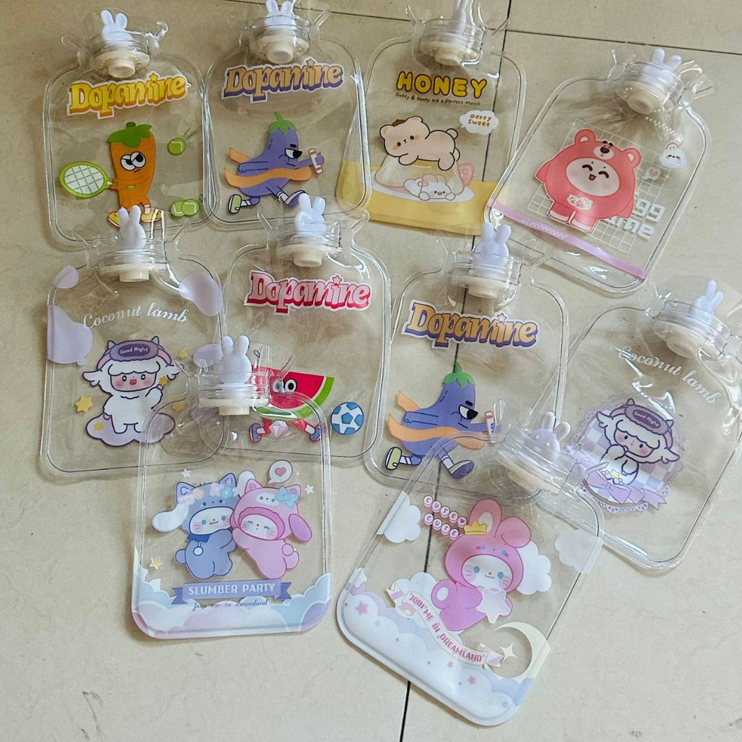 Damen Kawaii Wärmflasche mit niedlichem Stoffbezug Karnz