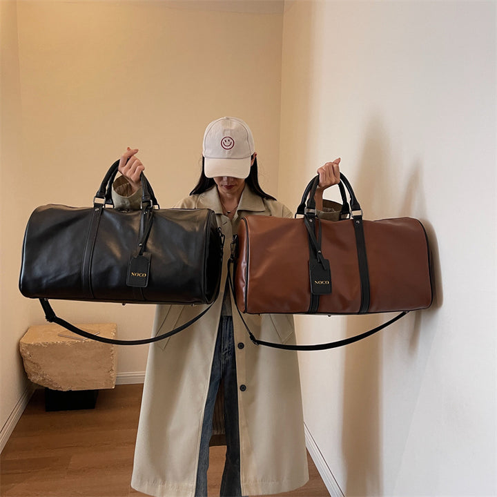 Premium Leder Wochenend Reisetasche