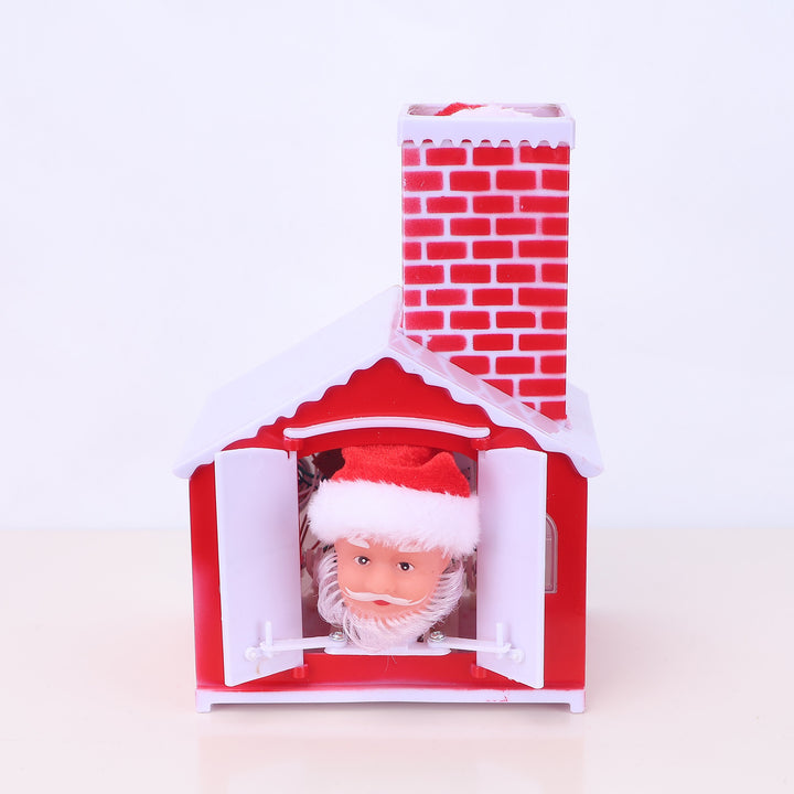 Dekorative Weihnachtsmannfigur mit Süßigkeit